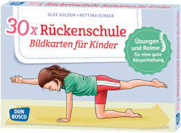 Zdftivi bietet serien, sendungen, kinderfilme und nachrichten für kinder. 30 X Ruckenschule Bildkarten Fur Kinder Ubungen Und Reime Fur Eine Gute Korperhaltung Offizieller Shop Des Don Bosco Verlags