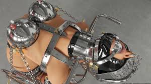 Cyber Captain Metal Bondage Intro - Hardcore Scene