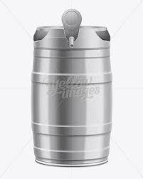 Download Mini Beer Keg Mockup In Barrel Mockups On Yellow Images Object Mockups PSD Mockup Templates