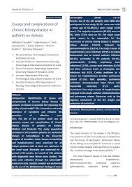 The cause of ckd has important implications for the risk of end stage renal disease (esrd) and other complications. Https Www Hsj Gr Medicine Causes And Complications Of Chronic Kidney Disease In Patients On Dialysis Pdf