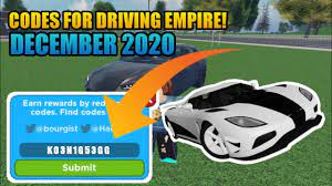 Make cash via way of means of using round one in every of your automobiles or triumphing drag races. New Driving Empire Codes December 2020 Roblox Driving Empire Youtube