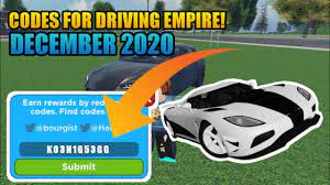 Use the code to receive 50 000 cash as free reward. New Driving Empire Codes December 2020 Roblox Driving Empire Youtube