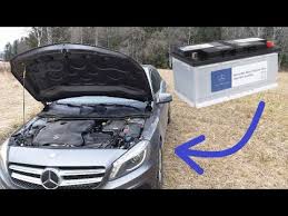 Mercedes W176 A180 Battery Replacement How To Diy Youtube