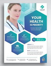 Health Medical Flyer Template Psd In 2020 Flyer Flyer Template Flyer Design Templates