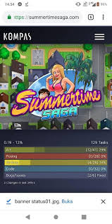 Jika ingin keluar back saja 12. Progres Bar Summertime Saga V19 0 Udh Summertime Saga Indo Facebook