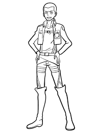 These monsters are enormous humanoids with no intellect or. Attack On Titan Coloring Pages Animecoloringpages Com