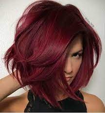 Short Red Hair Short Layered Haircuts 2018 2019 Maroon Hair Red Bob Hair Hair Color For Fair Skin