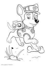 The flickering torch mystery (1943), for example, was changed from a plot involving an actual flickering torch used as a signal by a gang to a plot featuring a rock club called the flickering torch. Free Coloring Pages Paw Patrol Chase Coloring Pages Printable Com