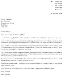 A cover letter provides a formal, written introduction to a company, a resume or a cv submission. Housing Officer Cover Letter Example Icover Org Uk