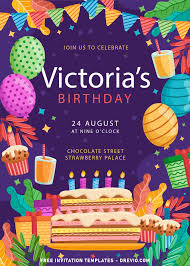 Check spelling or type a new query. 7 Fun Birthday Invitation Templates For Your Kid S Upcoming Birthday Party Download Hundreds Free Printable Birthday Invitation Templates