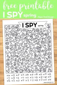 Free Printable I Spy Spring Activity Paper Trail Design In 2020 Free Activities For Kids Fun Classroom Activities Printables Free Kids