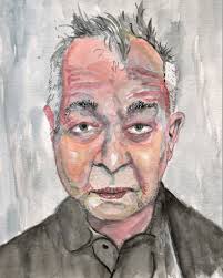 I painted this for my dear friend Peggy Anderson who is the most dedicated  John Prine fan I know. And to all who love him, and mourn his passing, this  watercolor was