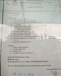 25 maret 2021 (cap pos). Silahkan Tag Temanya Lowongan Kerja Padang Dan Sumbar Facebook