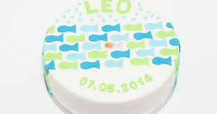 Tauftorte Mit Fischen Taufe Kuchen Zur Taufe Taufe Fisch