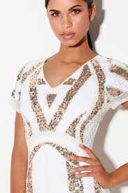 Check spelling or type a new query. Stunning Gold And White Sequin Dress Sequin Bodycon Dress Lulus