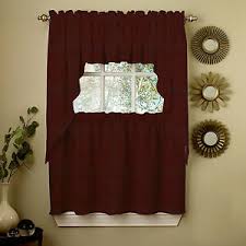 red cafe curtains for sale ebay