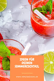 Zutaten Und Rezepte Fur Deinen Sommercocktail Herzgedanke Bowle Rezept Rezepte Bowle Rezepte Mit Alkohol