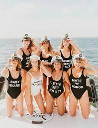 Bachelorette Swimsuit One Piece Swimsuits Bridesmaid Swimsuit Etsy Bachelorette Party Beach Beach Bachelorette Bridal Bachelorette Party