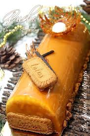 Buche Speculoos Avec Insert Caramel Facile Recette Caramel Facile Recette Gateau Noel Recette Dessert Noel