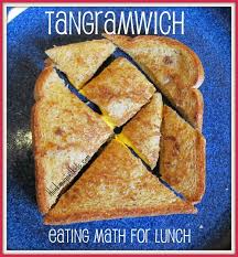 Tangramwich Ask Your Child If They Can Recognize Some Of The Shapes As They Eat Food Kids Meals Fun Kids Food