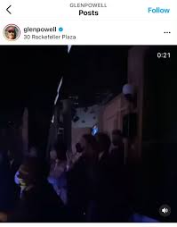 Glen Powell filmed Ryan Reynolds and Blake Lively dancing to Taylor’s SNL  performance 😍