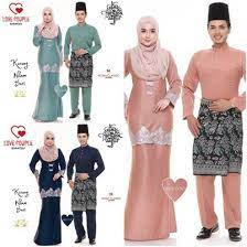 Baju batik menjadi seragam sekolah dan pakaian seragam kantor. 40 Koleski Terbaik Baju Kurung Couple Lamaz Morradean