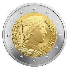 But latvia's aims suggest that for some countries, older ideals of european unity still hold sway. 2014 2 Euro Latvia Latvian Maiden Mynumi