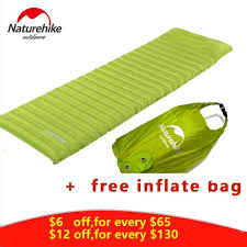 Naturehike Ultralight Outdoor Air Mattress Moistureproof Inflatable Air Mat With Tpu Camping Bed Tent Campin Tent Camping Beds Camping Sleeping Pad Camping Bed