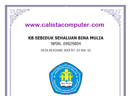 Check spelling or type a new query. Contoh Format Raport Paud Terbaru Mailing List