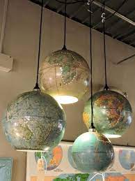 Upcycled World Globe Easy Diy Pendant Lights Globe Diy Diy Pendant Light Upcycled Home Decor