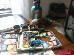 Today i'm sharing a peek inside my collection of metal watercolor palettes along with ideas for organizing your own metal palette. My Palette Martha Kelly Art