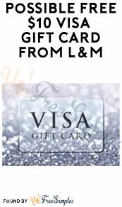 Free visa gift cards are an excellent gift for friends & relatives or to keep your sensitive credit card information safe with online transactions. Possible Free 10 Visa Gift Card From L M Yo Free Samples