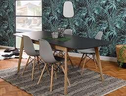 La table de salle à manger moderne avec rallonge est idéale pour optimiser l'espace de votre pièce. Table A Manger Chene Eden Scandinave 100 Francais