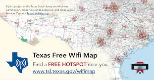Free wifi library near me. Texas State Library And Archives Commission Launches Texas Free Wifi Map Tslac