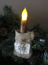 Prim Burlap Candle Sack Tutorial Primitive Christmas Crafts Burlap Crafts Holiday Crafts