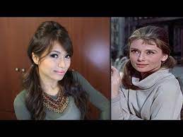 Chic Modern Pigtails Hair Tutorial Audrey Hepburn Easy Hairstyle Using Bumpits
