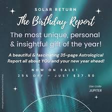 New #astrology #birthday report! The most unique, personal and insightful  gift of the year! View samples online! Click link in bio 🌈🌟🧁  #happybirthday It’s beautiful, it’s smart, and it’s
