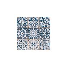 Ceramic tile non slip floor 1, more designs: Peronda Tangier Blue Decor 33cm X 33cm Wall Floor Tile Non Slip Floor Tiles From Dantotsu Ltd Uk