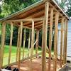 This outdoor shed/closet is small, but compact. 1