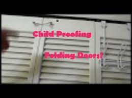 To see what areas need more to be childproof, get on your hands and knees to move around. How To Child Proof Bi Folding Doors Youtube