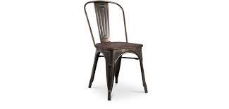 Ces rembourrés à la mode et sur mesure. Tolix Chair Wooden Seat Xavier Pauchard Style Metal Dining Chairs Tolix Chair Furniture Dining Chairs