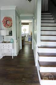 A fresh coat of paint can transform your staircase without a lot of money. Update Stairs With Gel Stain So Simple Artsy Chicks Rule