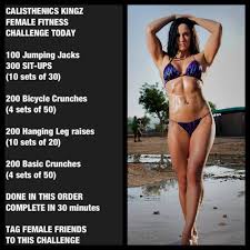 The term calisthenics comes from the greek words kalos meaning beauty calisthenics versus weights. Calisthenics Kingz Female Fitness Challenge Today 100 Jumping Jacks 300 Sit Ups 10 Sets O Calesthenics Workout Calisthenics Workout Calisthenics Workout Plan