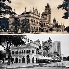 Pelan kedudukan bangunan sultan abdul samad latar belakang sejarah hadapan dataran merdeka dan kelab diraja selangor gaya seni bina moghul dan moor sir charles bullen b.h. 53 Foto Kenangan Kuala Lumpur Dulu Sekarang Libur