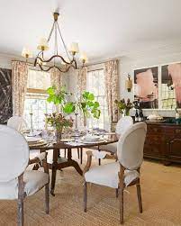 This image of our dining room is one of my favorites. 1 113 Likes 9 Comments Veranda Magazine Verandamag On Instagram In The Di Interior Design Dining Room Dining Room Window Treatments Stylish Dining Room