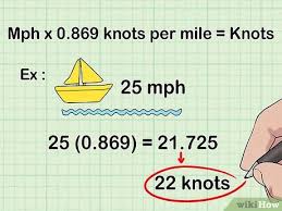 3 Ways To Convert Knots To Miles Per Hour Wikihow