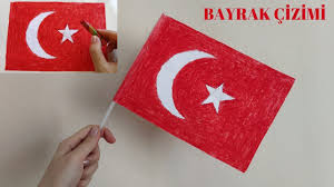23 Nisan Ozel Video Bayrak Cizimi Turk Bayragi Cizimi Nasil Cizilir Bayrak Cizim Nisan