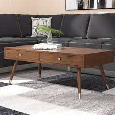 Mirari Coffee Table With Tray Top Reviews Allmodern Mid Century Modern Coffee Table Dark Wood Coffee Table Mid Century Coffee Table