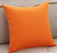 Place throw pillows on a bare sofa to spruce up the furniture's design. Orange Solid Color Throw Cushions Covers Square Sofa Pillowcase 45x45cm Decorative Pillows Cases Sofa Covers Ready Made Sofa Sacksofa Brands Aliexpress