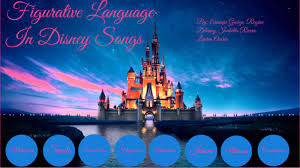 This research is titled figurative language analysis in disney song. Disney Figurative Language By Arianna George